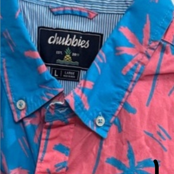 Chubbies Weekend Men’s  button up shirt like NEW men’s Large. - Picture 2 of 3